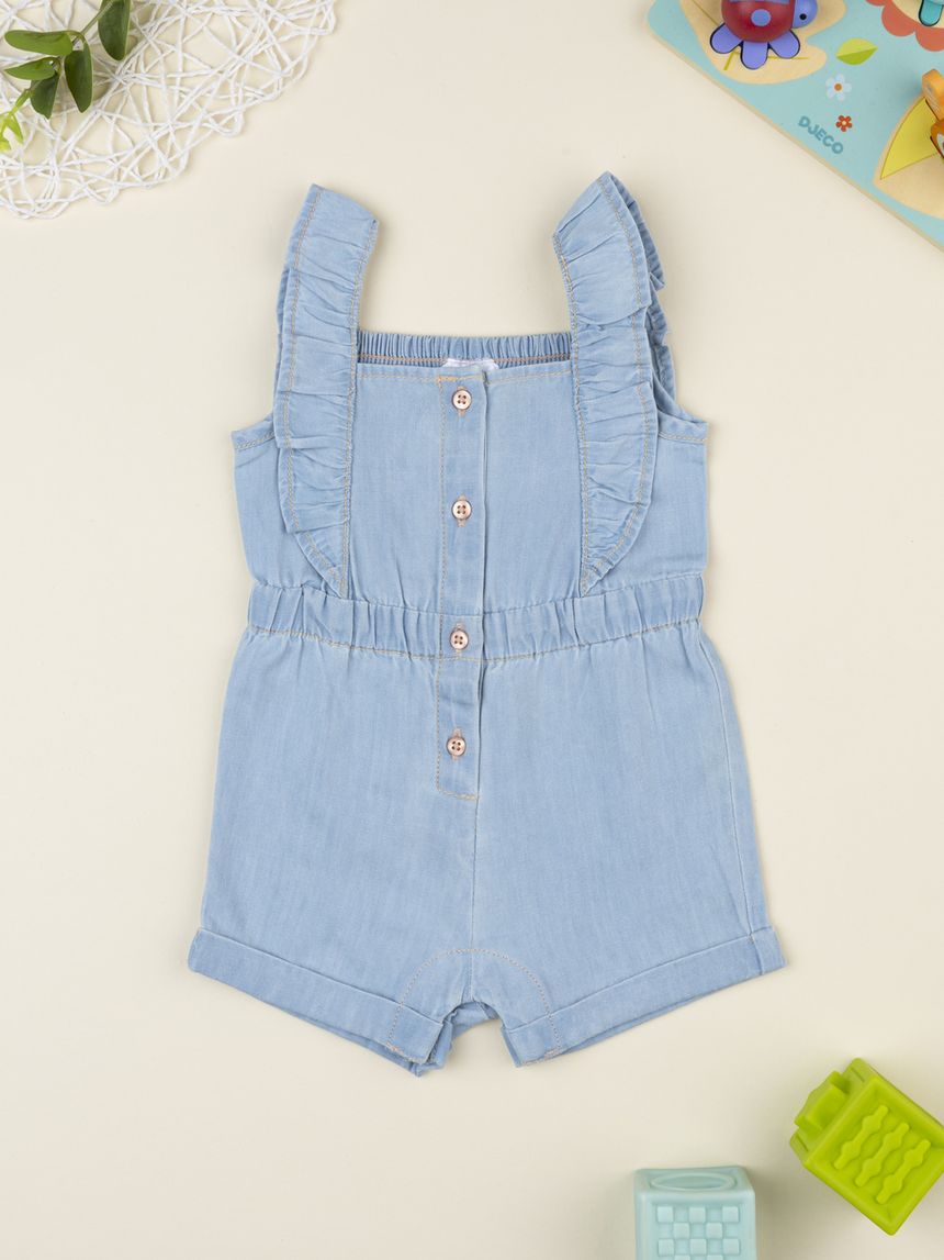 Pagliaccetto denim bimba