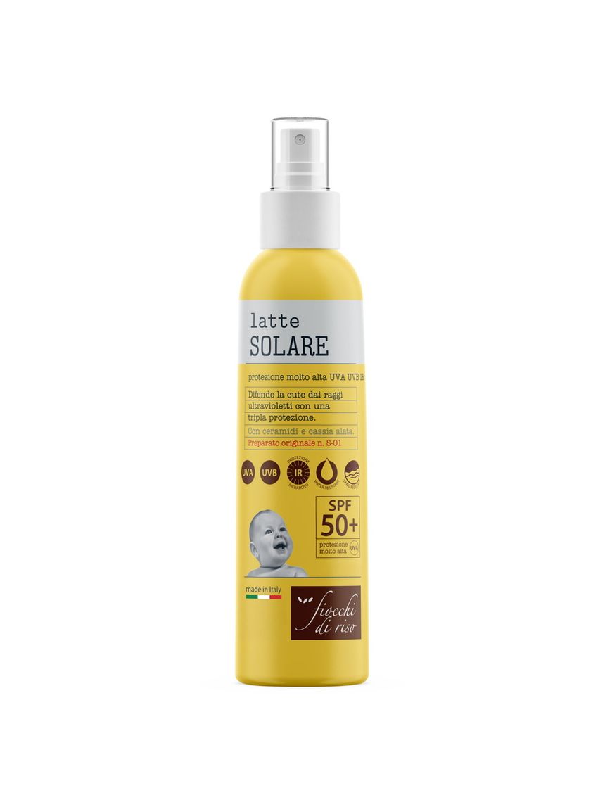 Latte solare spray spf50+ 140ml - fiocchi di riso