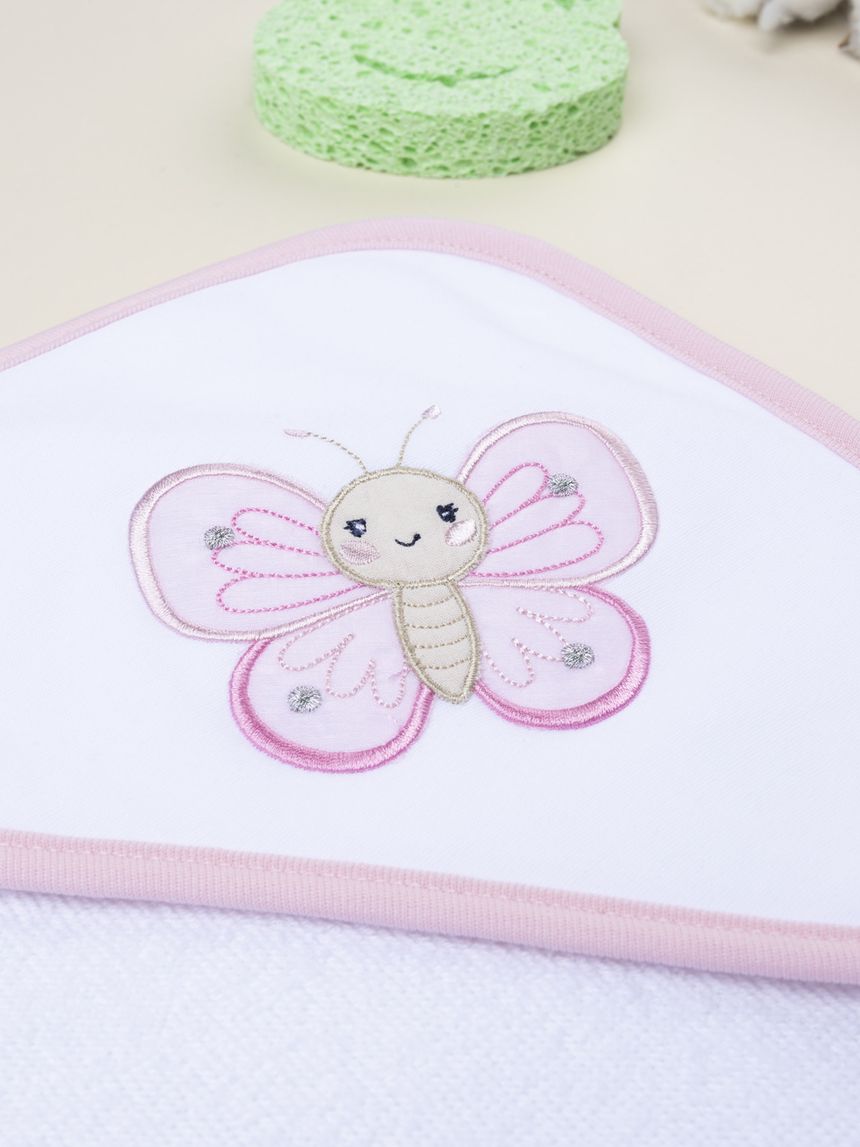 3 Asciugamani Con Cappuccio Per Bambini 80x80 Cm – Bianco, Marrone, Grigio, Morbidi E Assorbenti