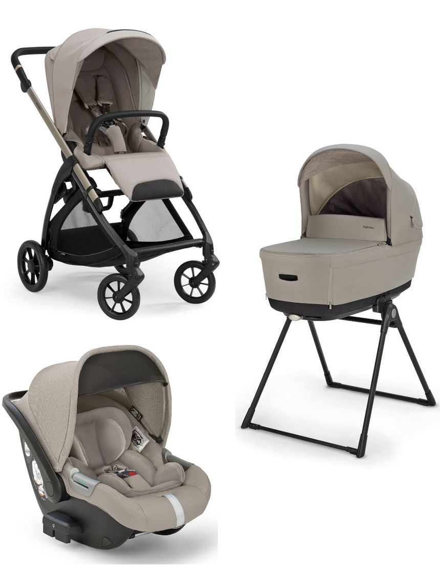 Trio system4 electa darwin - battery beige + telaio iridio black - inglesina