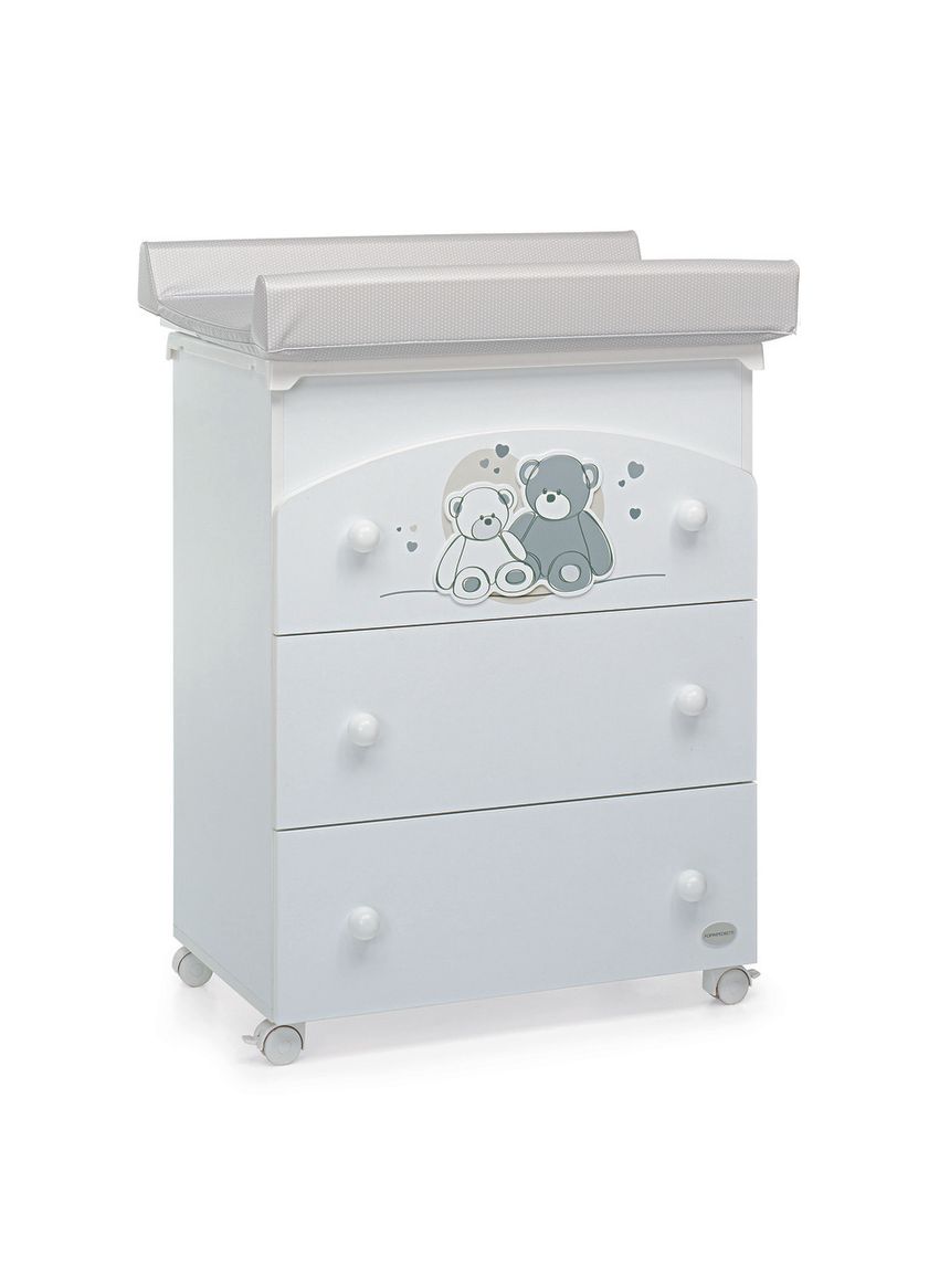 Bagnetto fasciatoio mascotte bianco - foppapedretti