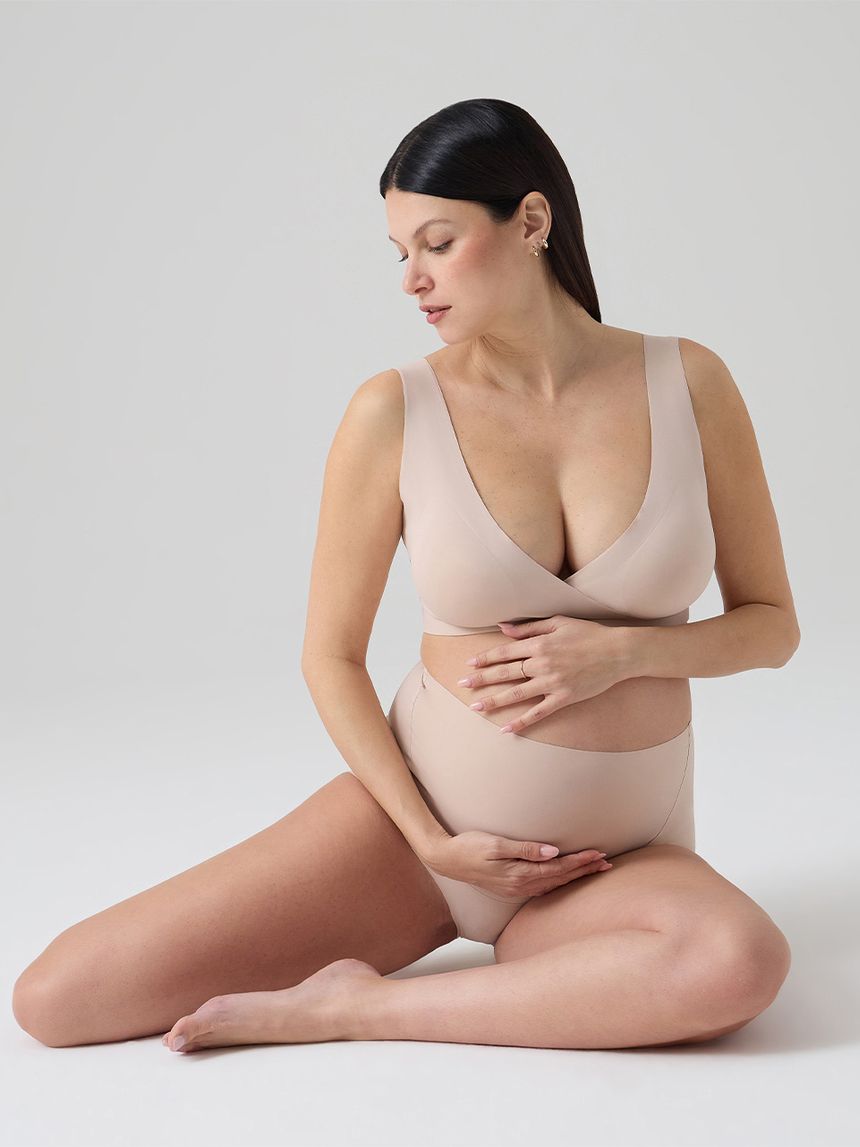 Reggiseno allattamento seamless incrociato