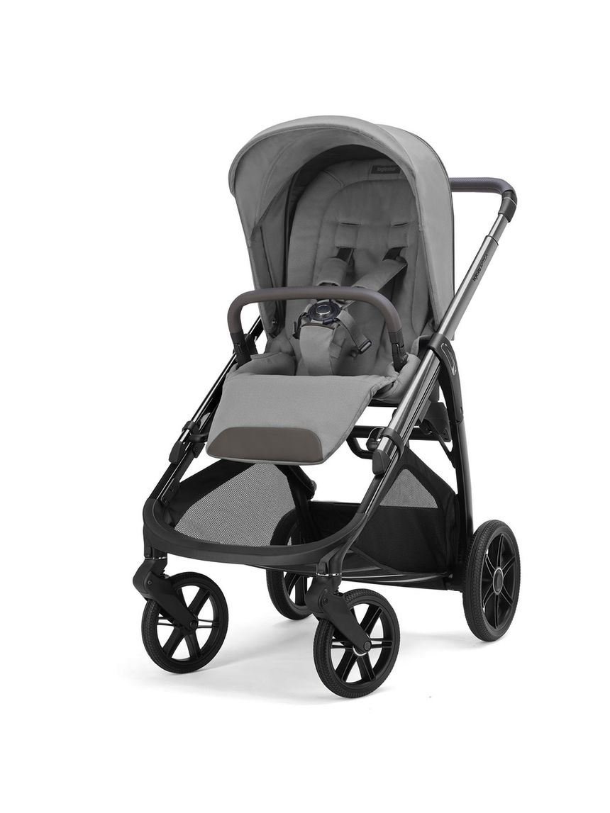 Passeggino aptica - crystal grey, telaio litio black - inglesina