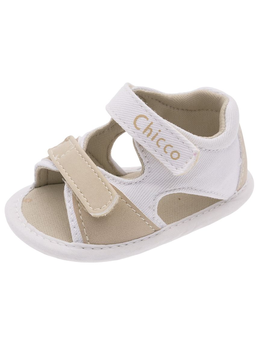 Sandalo neimos chicco bimbo beige/bianco