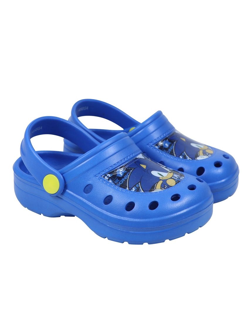 Sabot silver bambino blu sonic
