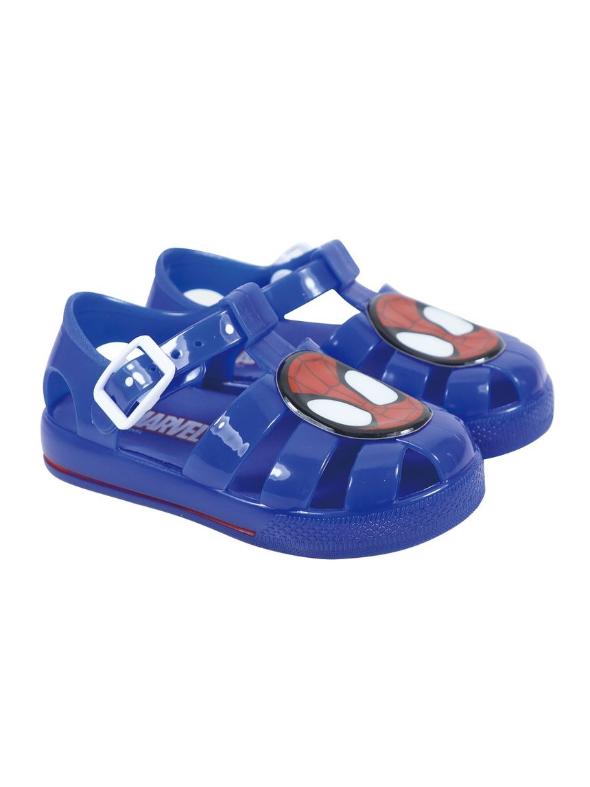 Sandalo jelly bimbo blu spiderman