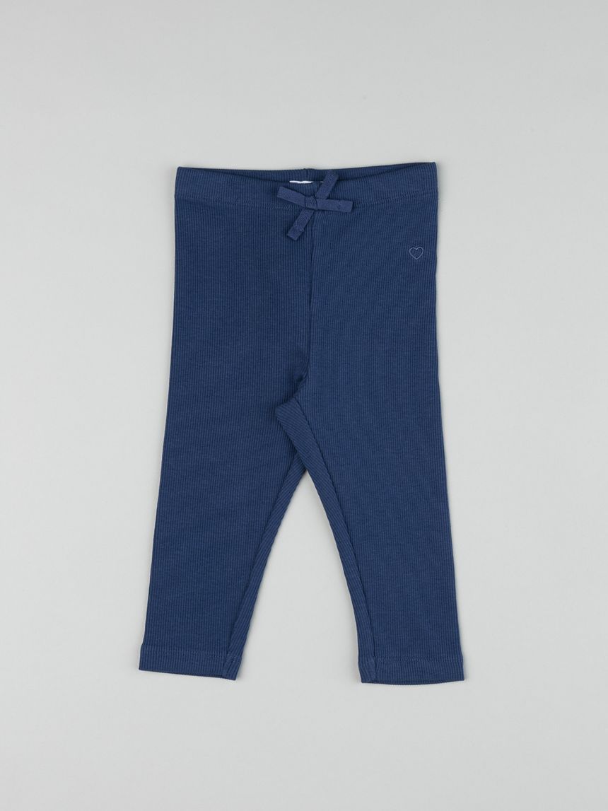 Legging bimba blu