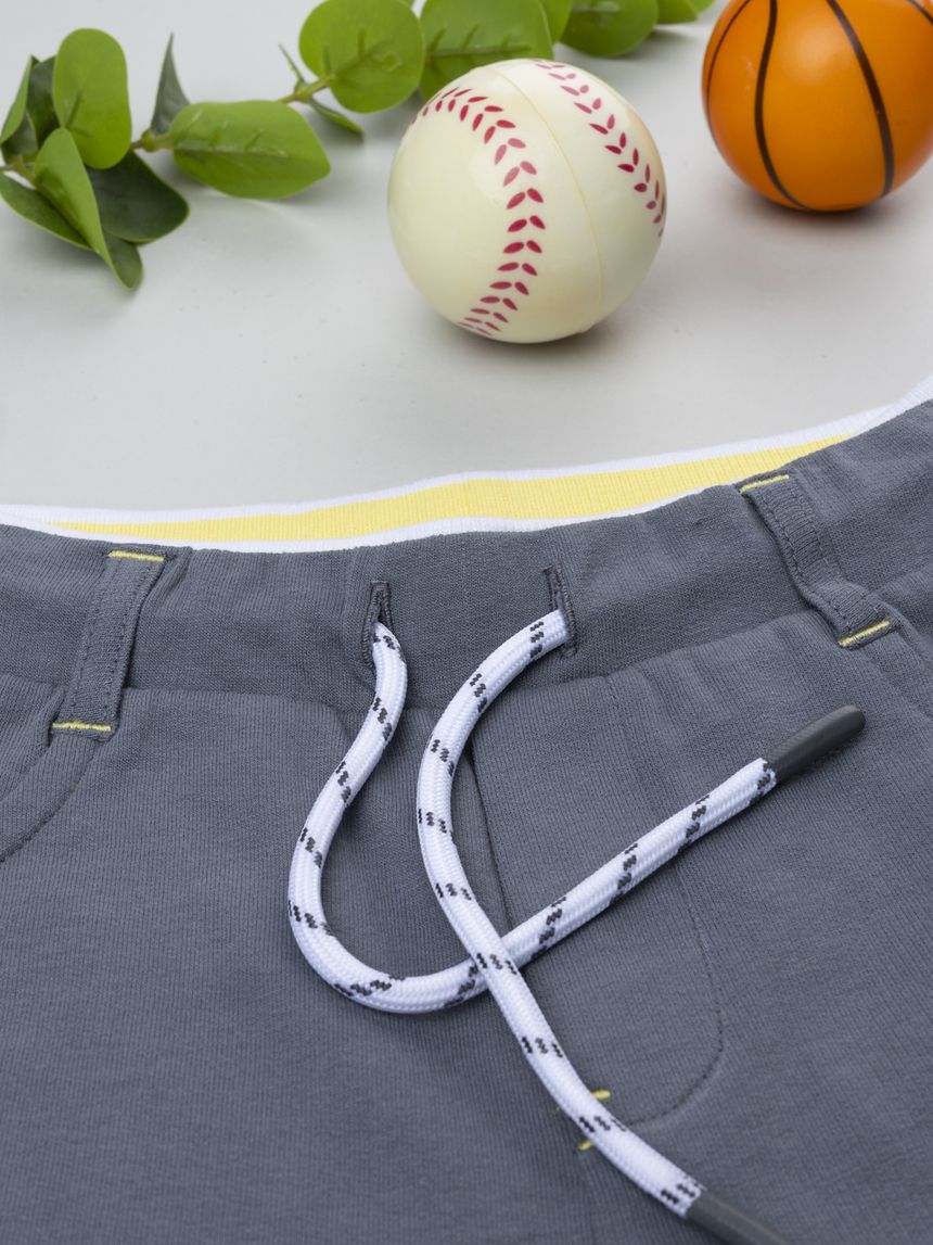 Sterntaler GOTS Pantalone Bambino Emmi Jersey Righe - Azzurro, Taglia 86 - 3