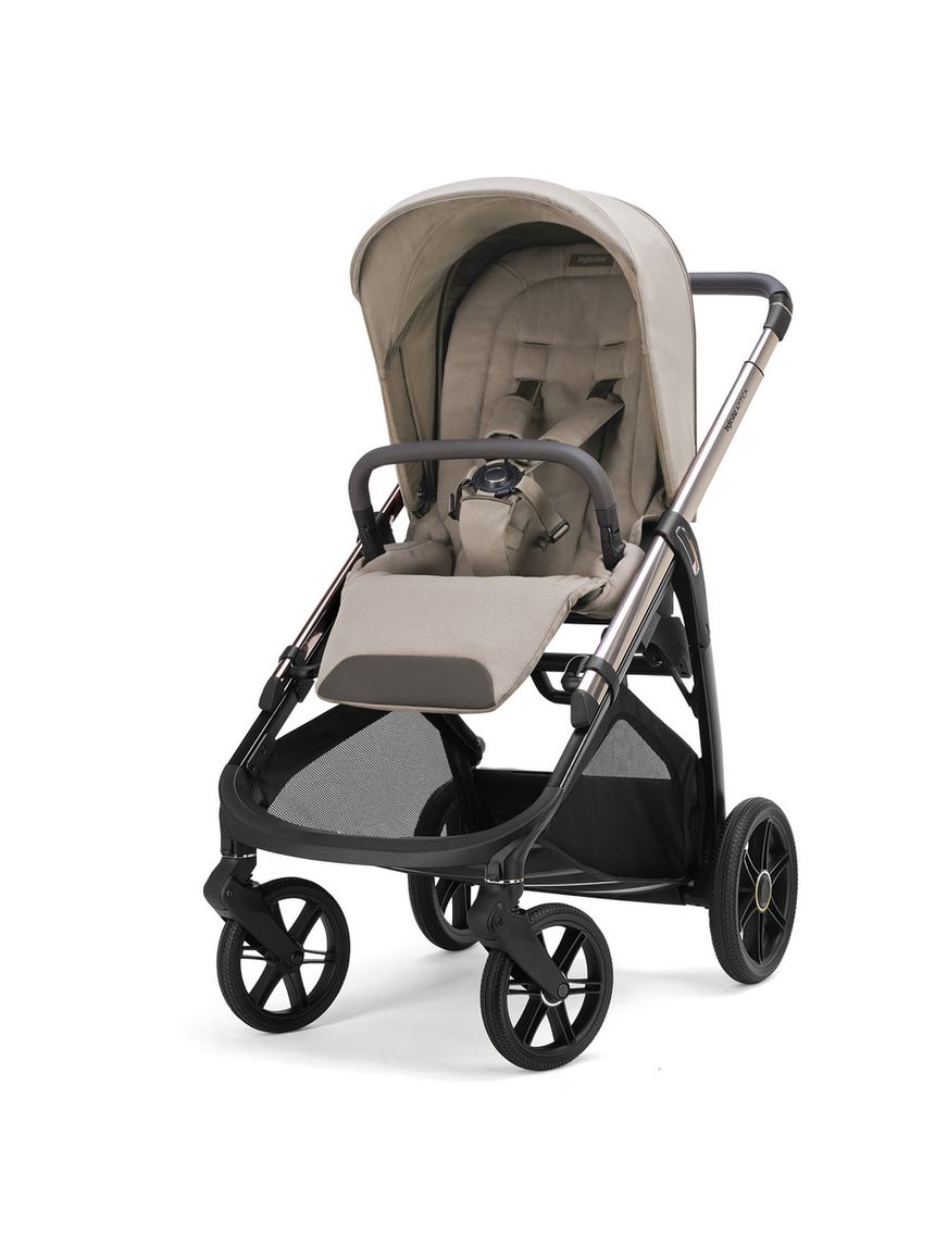 Passeggino aptica - vicuna beige, telaio palladio black - inglesina
