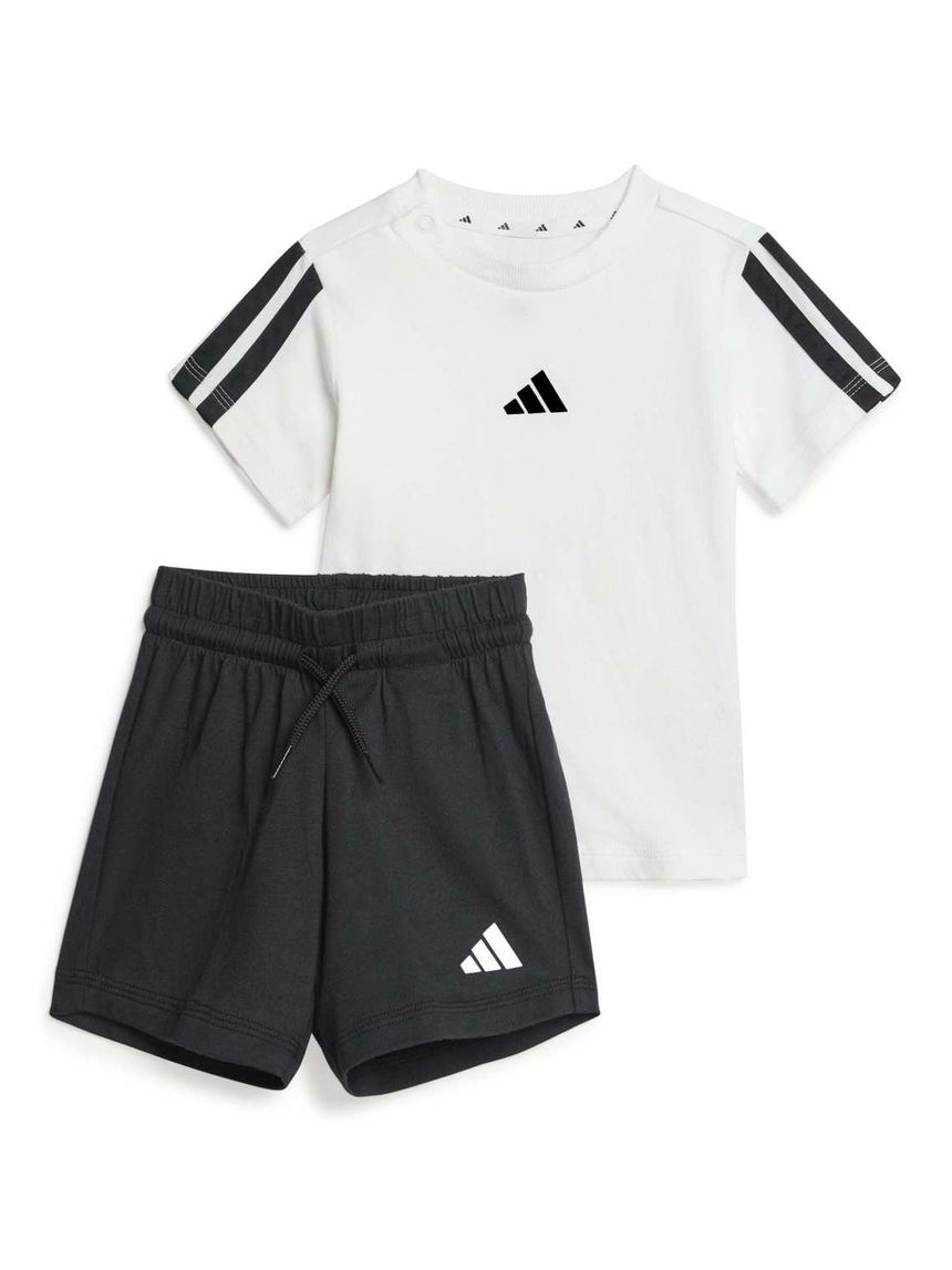 Completo nero/bianco adidas bambino