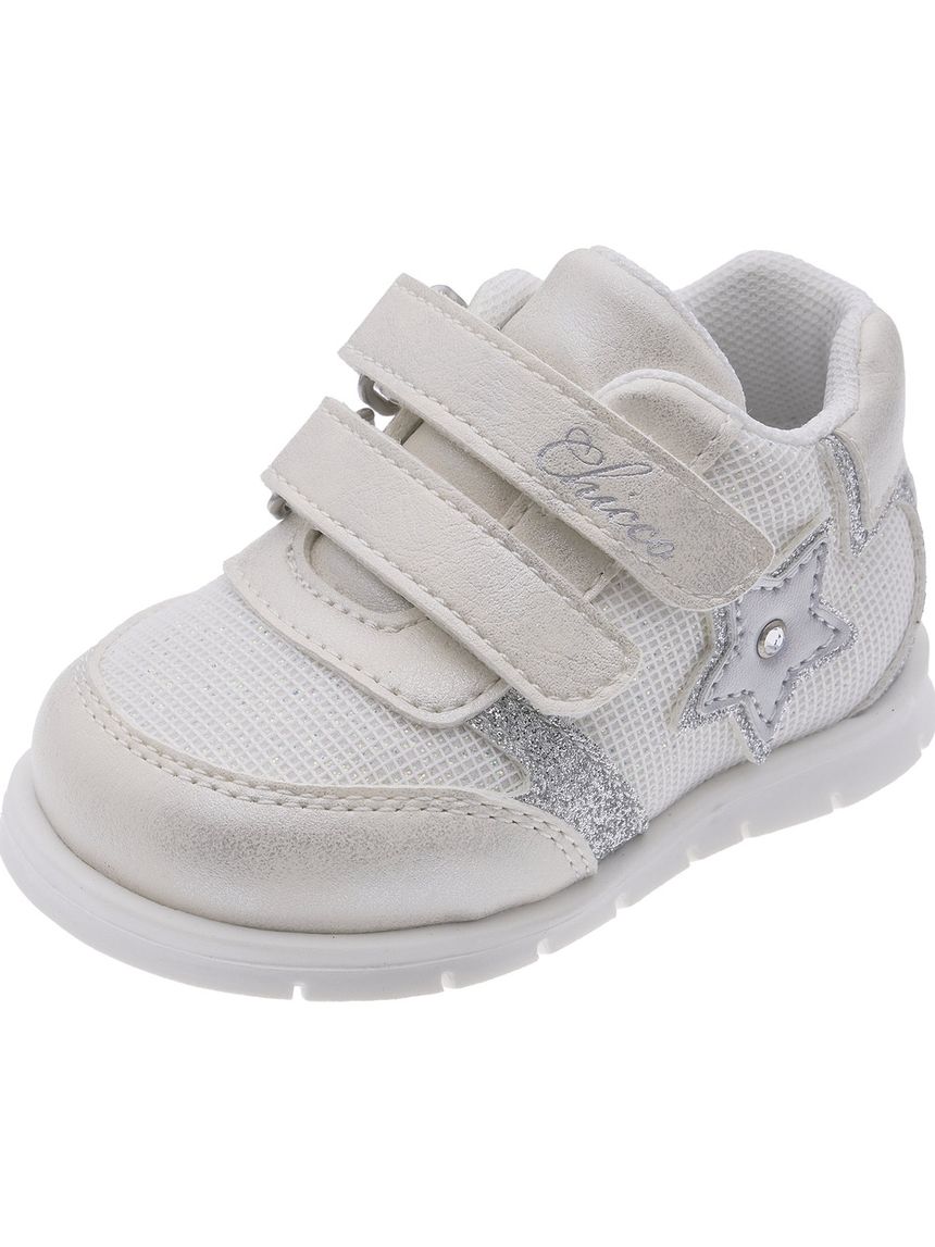 Sneaker falena bimba bianca - chicco