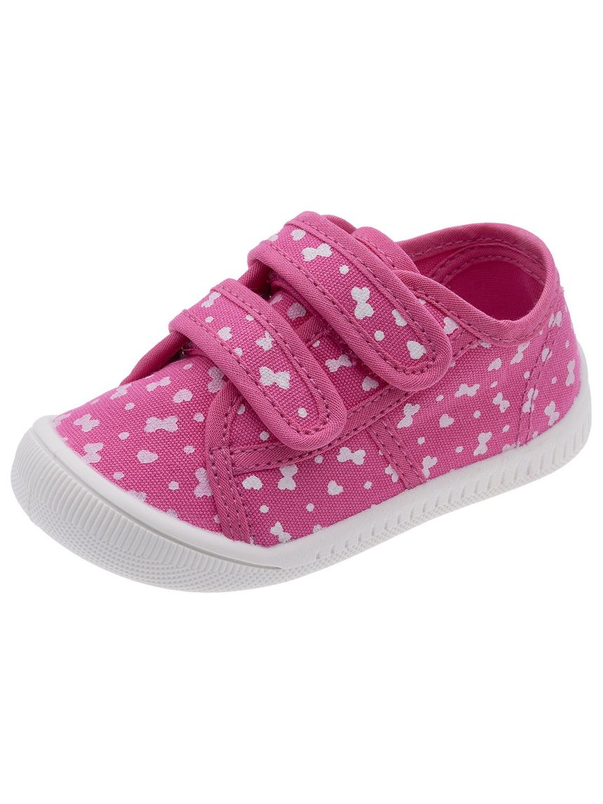 Sneakers barefoot bimba fucsia farfalle bianche – chicco