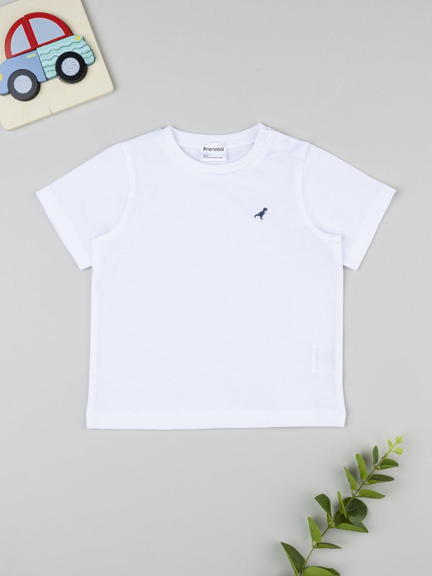 T-shirt bimbo bianca