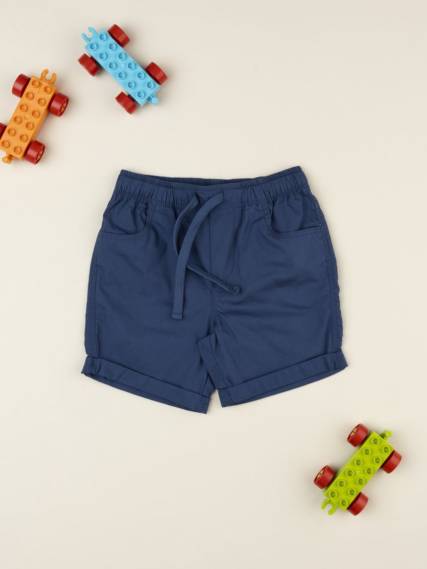 Shorts bimbo blu