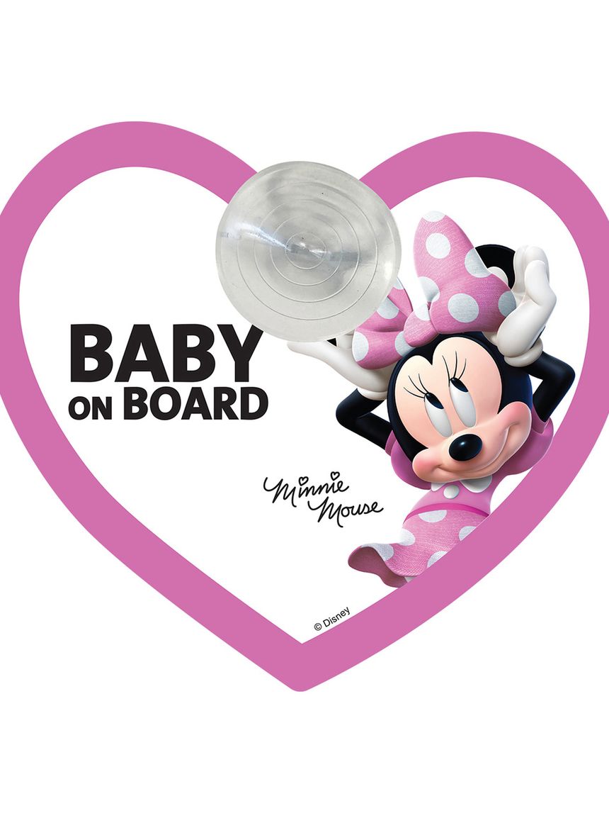 Baby on board minnie - disney