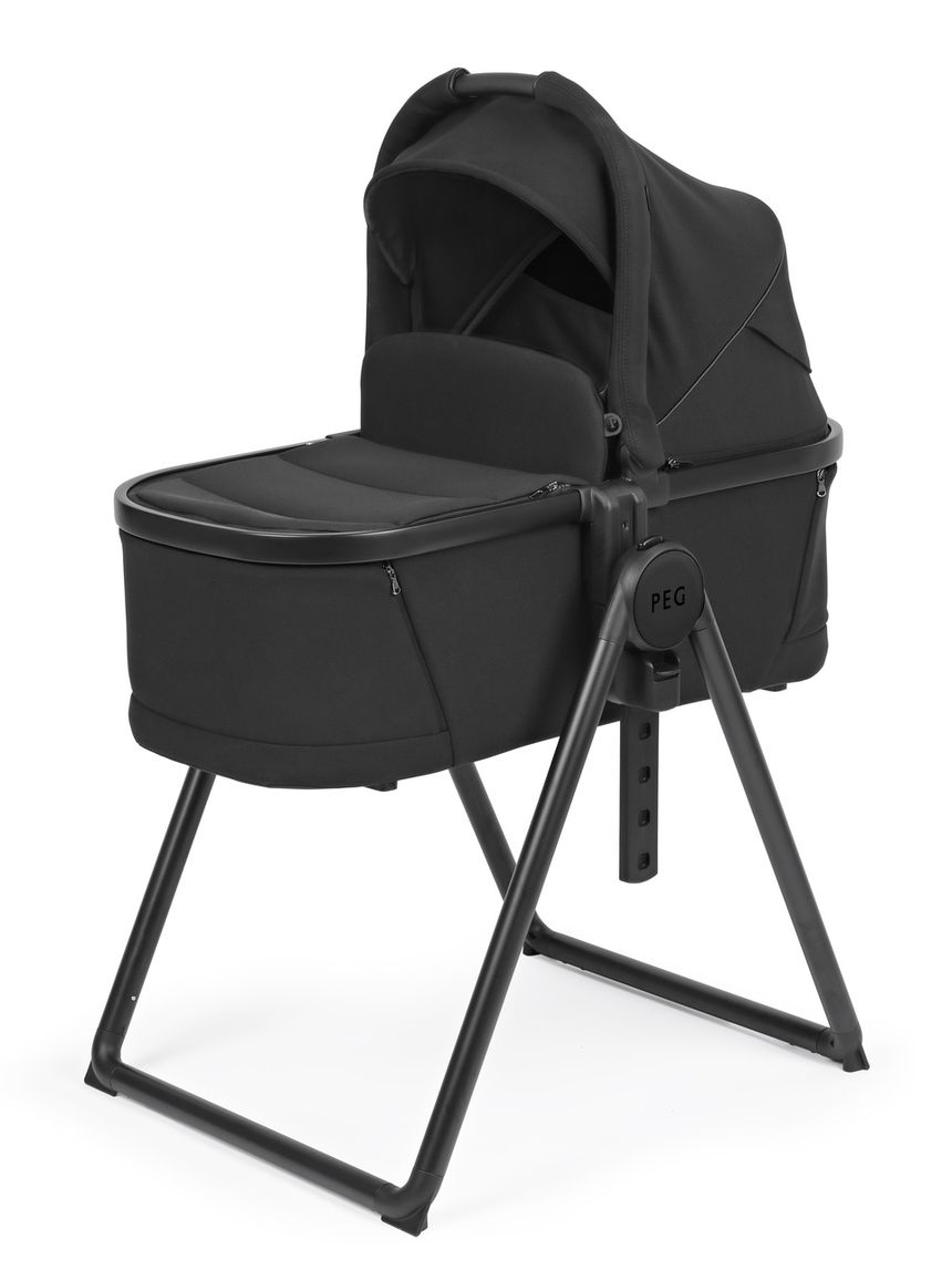 Navicella ypsi bassinet - true black - peg