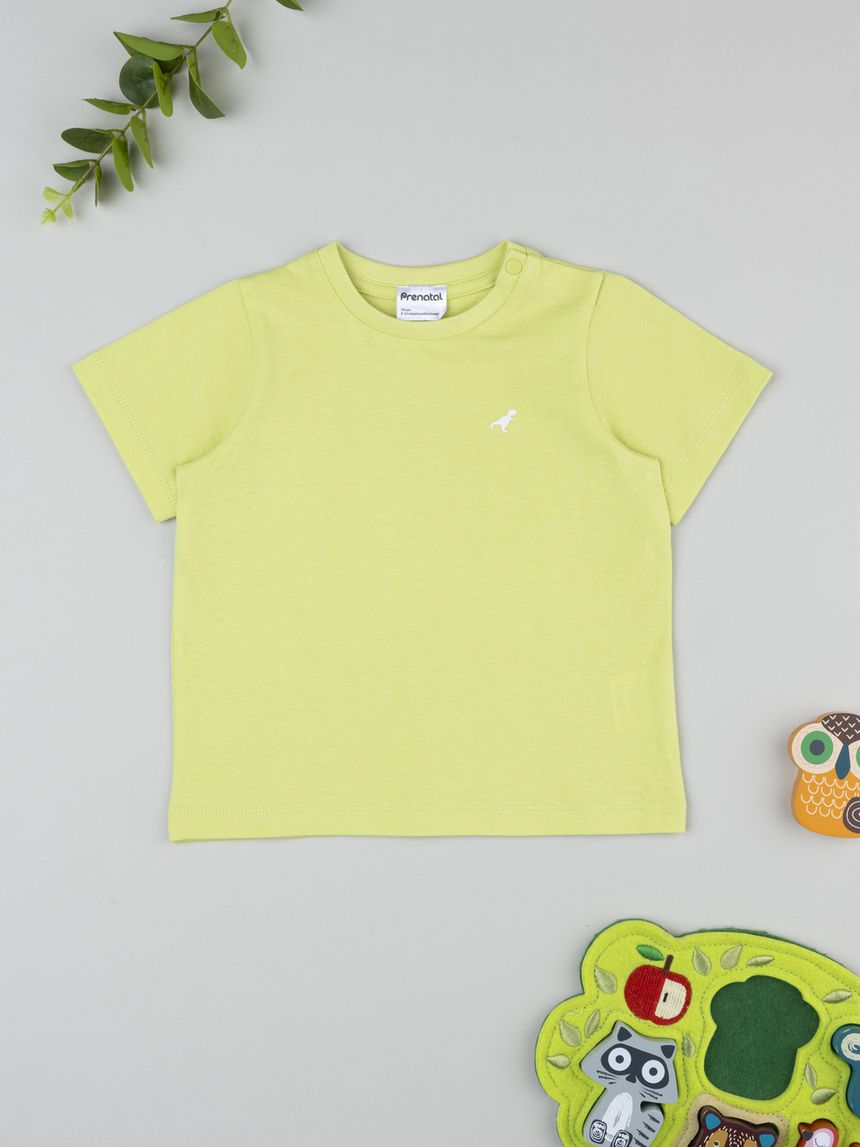 T-shirt bimbo gialla