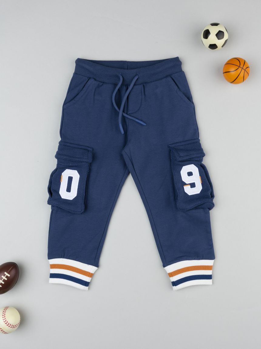 Pantalone lungo felpa leggera bambino