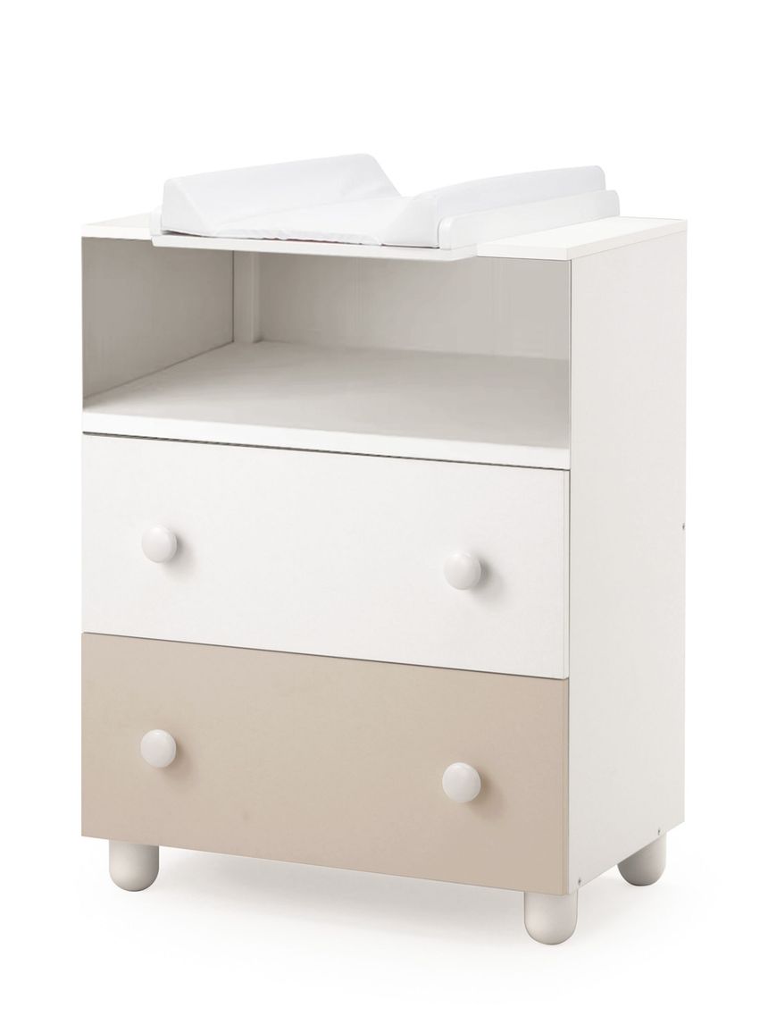 Cassettiera easy dresser tortora - italbaby