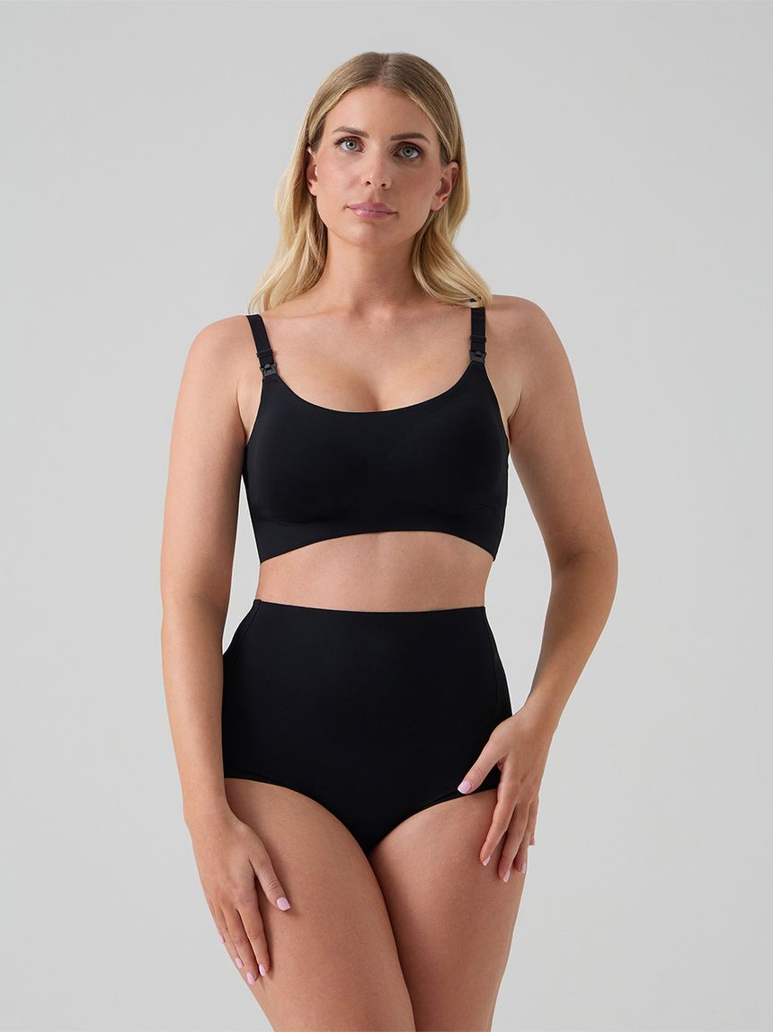 Reggiseno allattamento seamless nero