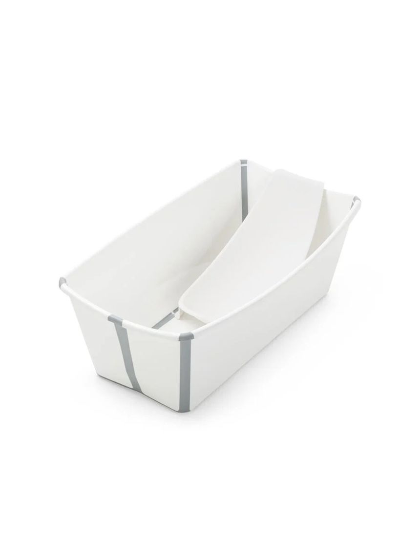 Vaschetta pieghevole flexi bath® con supporto per neonati - white - stokke®