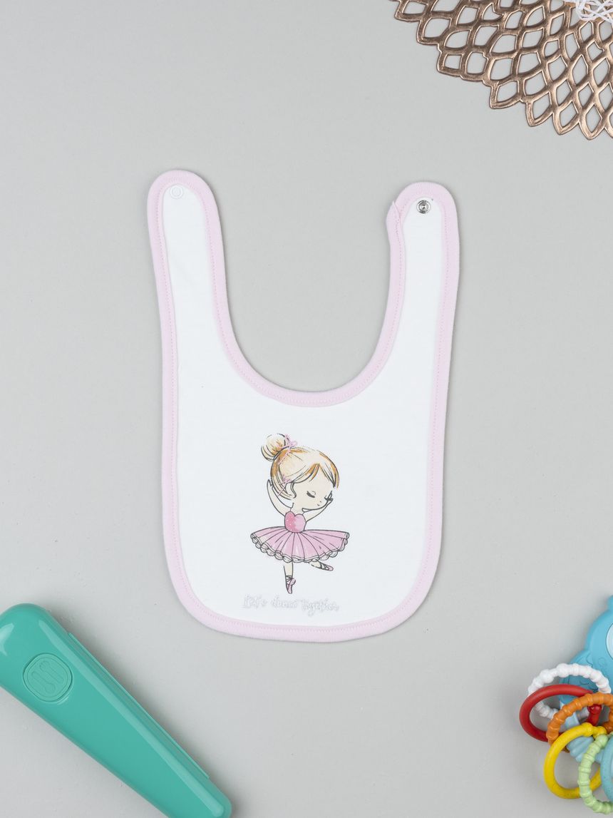 Bavaglino bimba ballerina