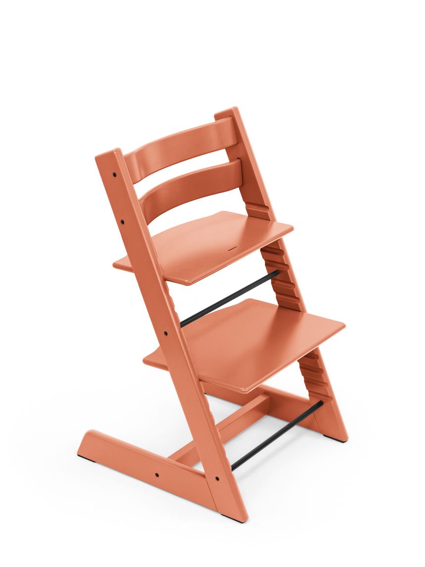 Sedia tripp trapp®  faggio - prodotto personalizzabile - terracotta - stokke®