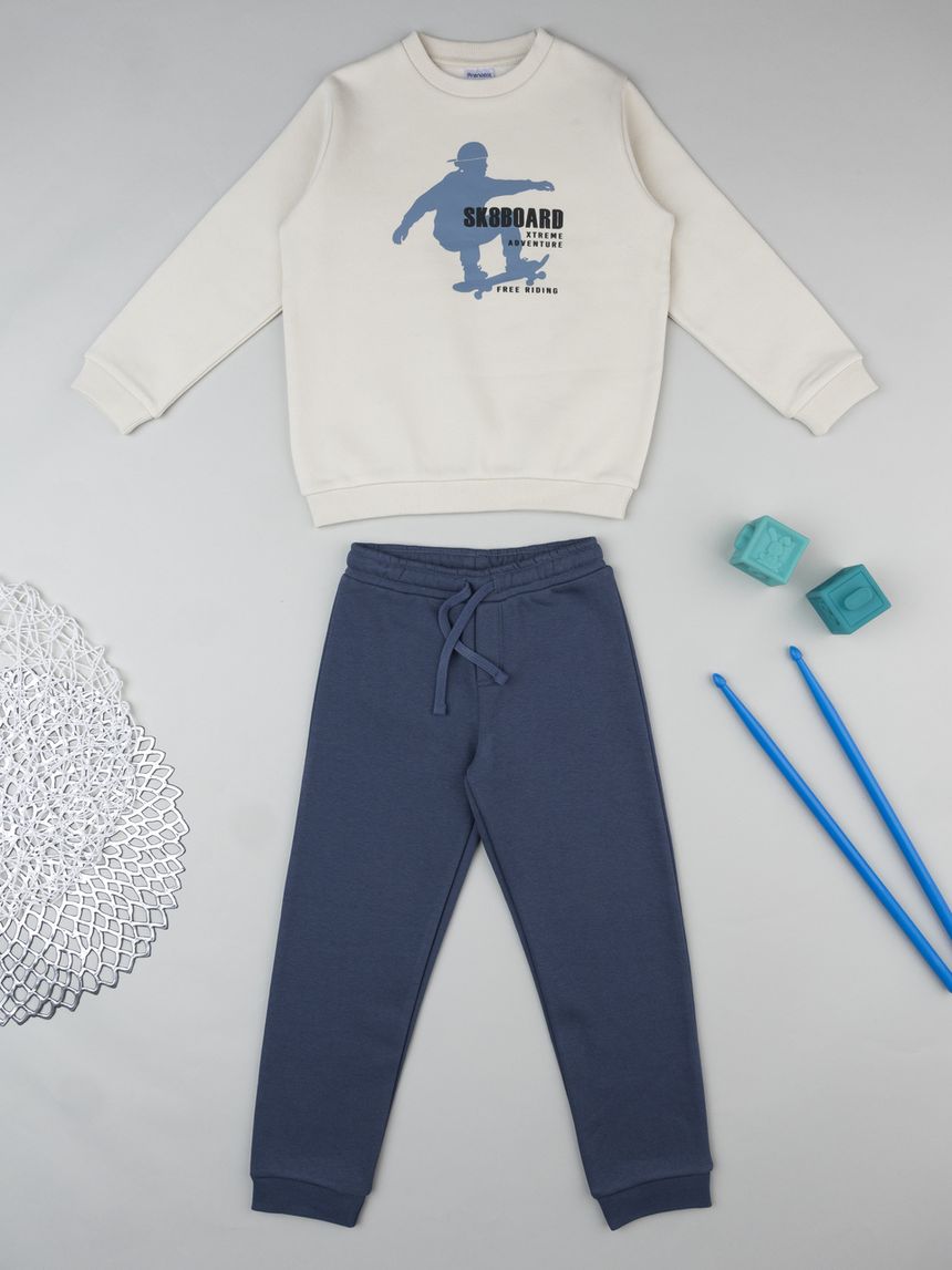 Completo jogging bambino skateboard
