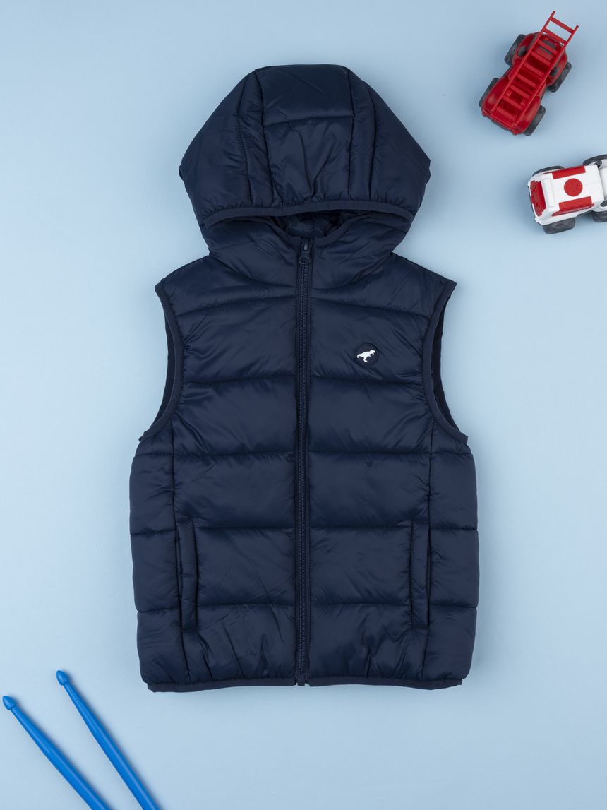 Gilet imbottito bambino blu notte