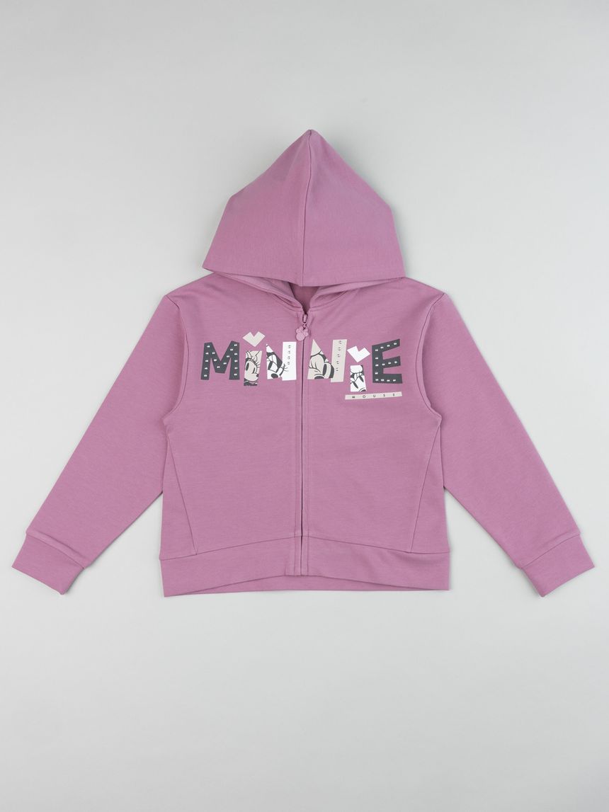 Felpa bambina rosa minnie