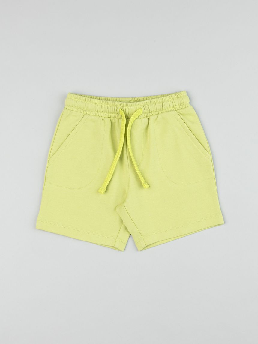 Shorts verde chiaro bimbo con tasche