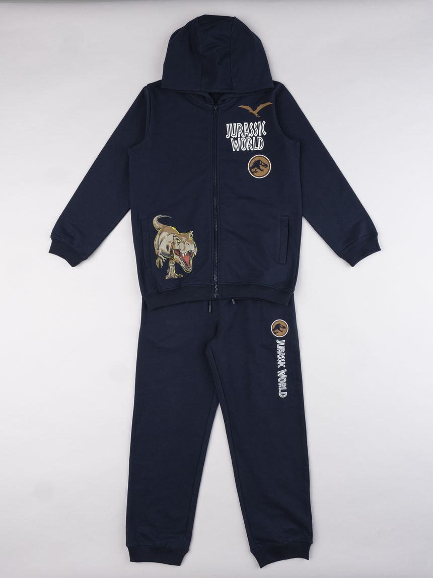 Tuta bambino jurassic world – felpa + pantalone