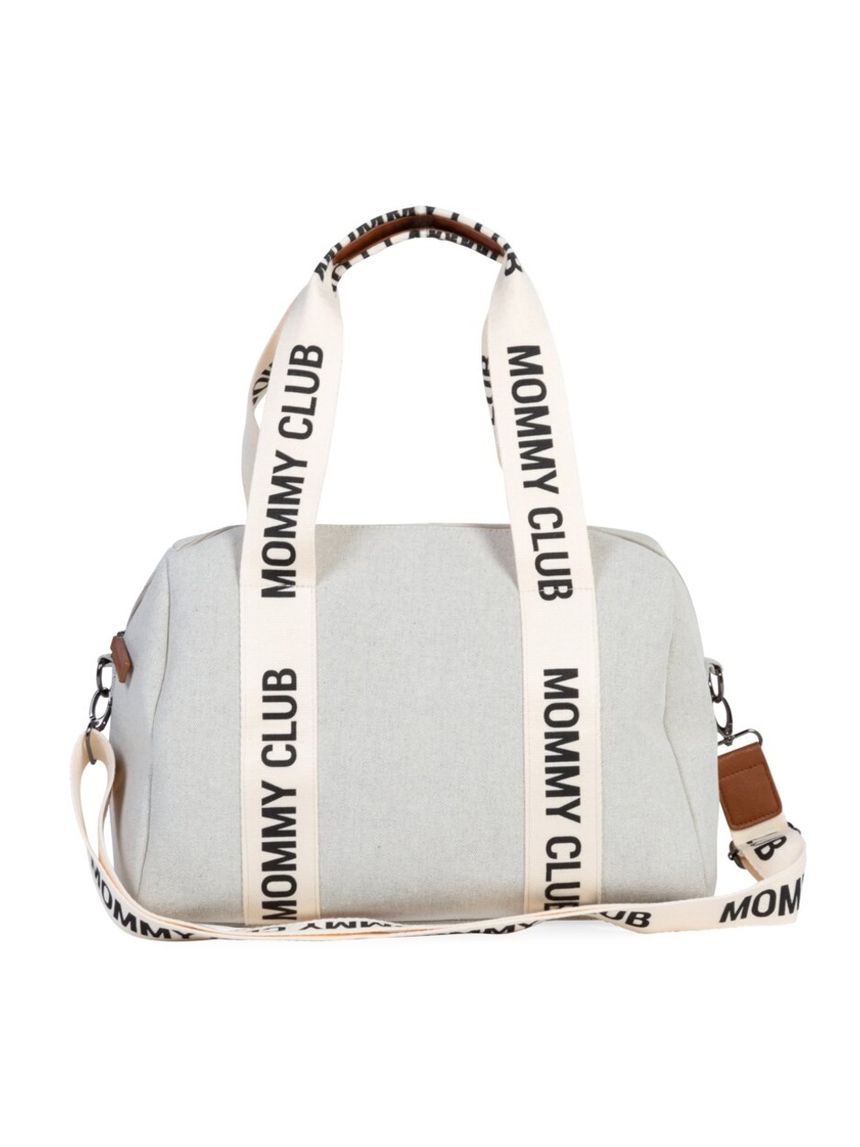 Borsa mommy club tela off white - childhome
