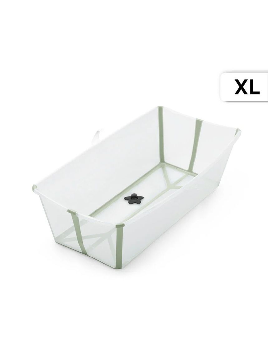 Vaschetta pieghevole flexi bath® xl - trasparent green - stokke®