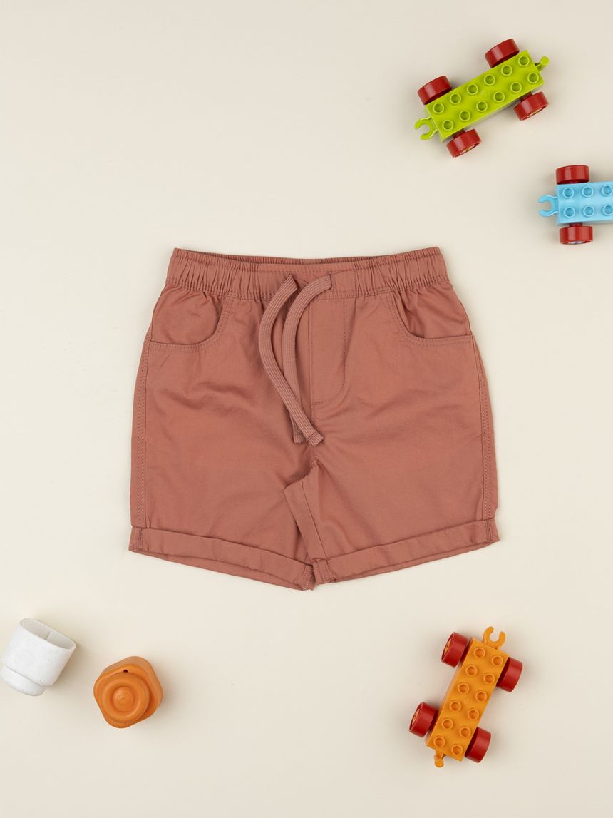 Shorts bimbo arancione