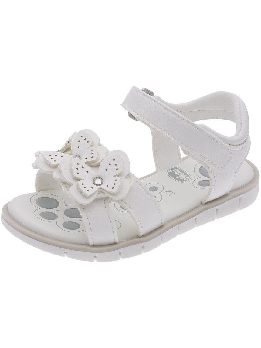 Sandali bimba bianchi con farfalle - chicco cinder