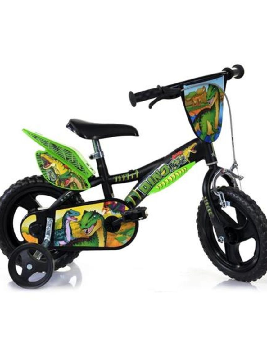 Bicicletta 12 pollici dinosaur con stabilizzatori – dino bikes