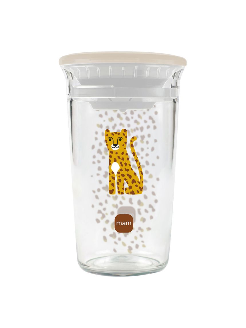 Mam easy to drink cup 360° (290 ml), tazza bambini 8m+ con valvola 360° a prova di perdita, neutro