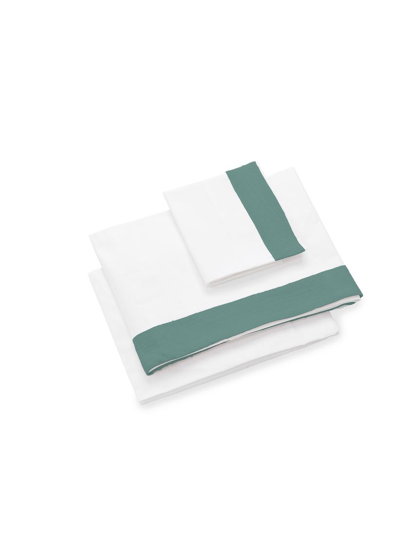 Set lenzuola 2 pz culla infinito muslin eucalipto - italbaby