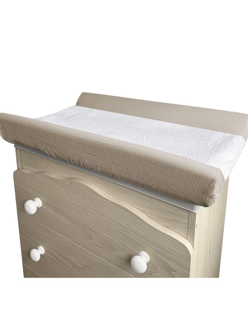 Coprifasciatoio muslin sabbia - italbaby