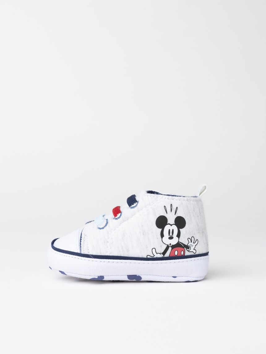 Scarpine grigie neonato disney mickey mouse