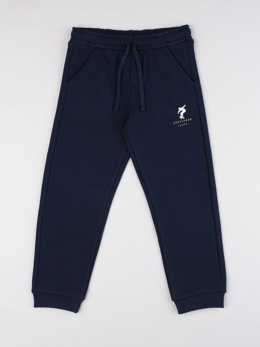 Pantaloni bambino blu notte skate