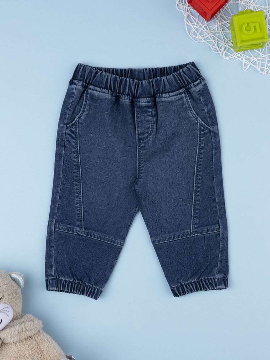Pantaloni denim bimbo scuri