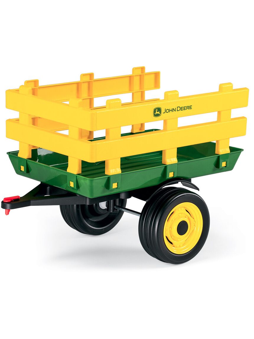John deere stake-side trailer - peg perego - 3+