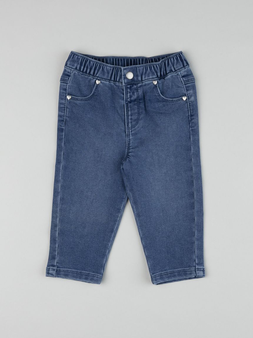 Pantaloni knit denim bimba