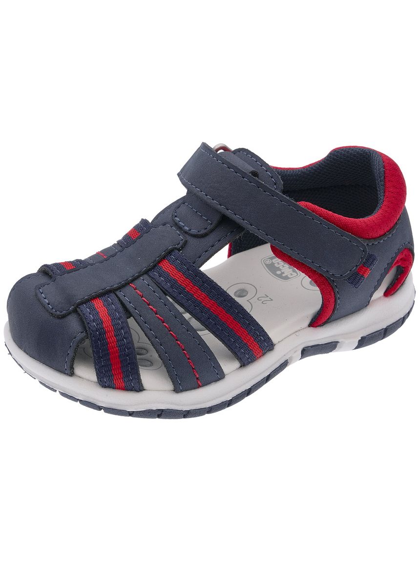 Sandalo ragno bimbo blu/rosso - chicco fermo