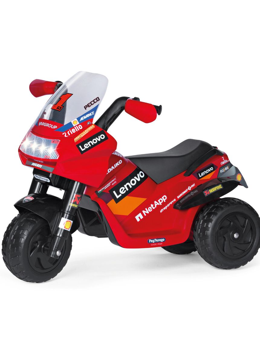 Ducati moto elettrica - peg perego - 2+