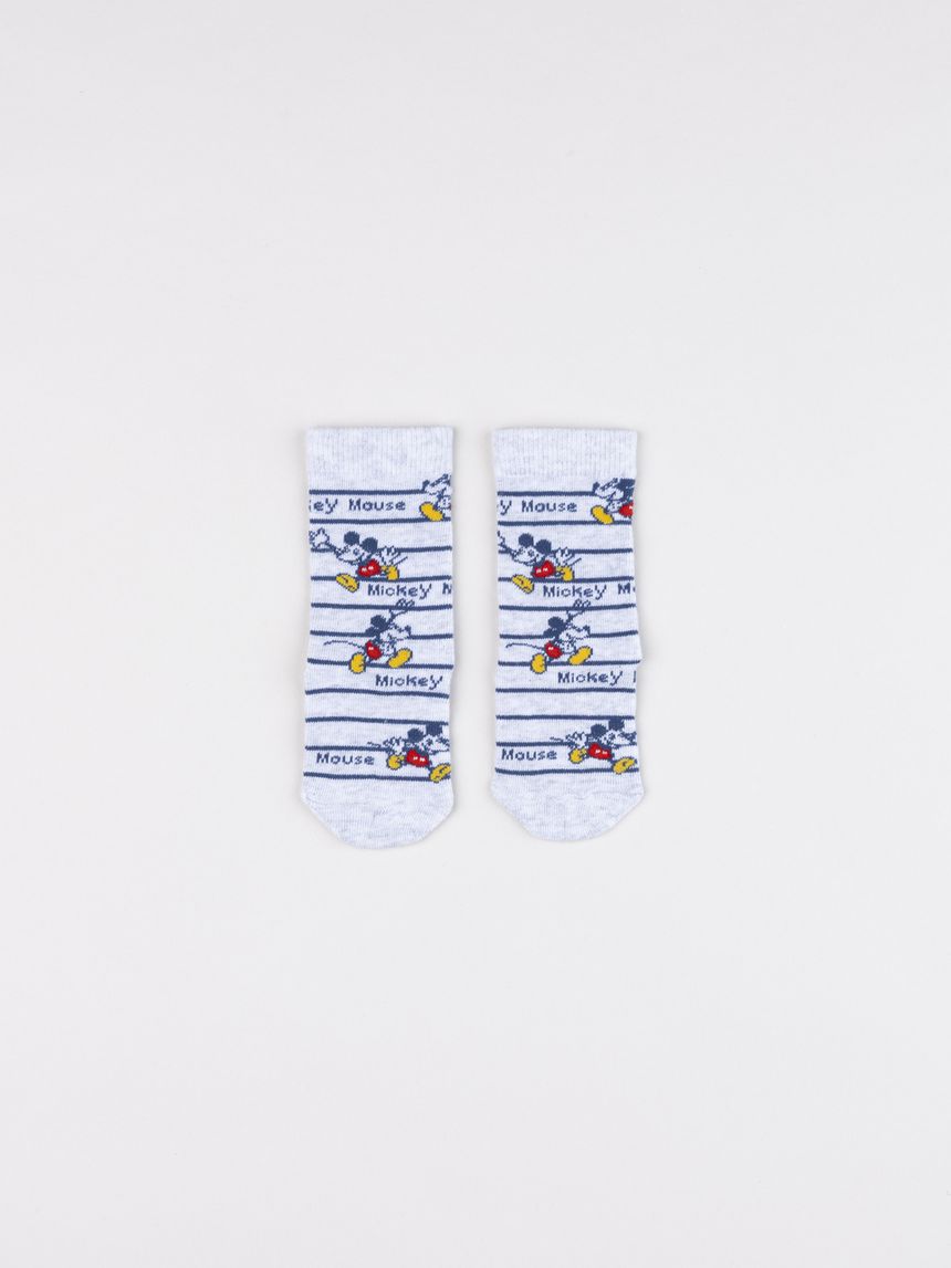 Calze grigio bimbo mickey mouse