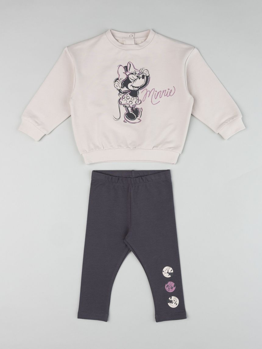 Completo jogging bimba con minnie