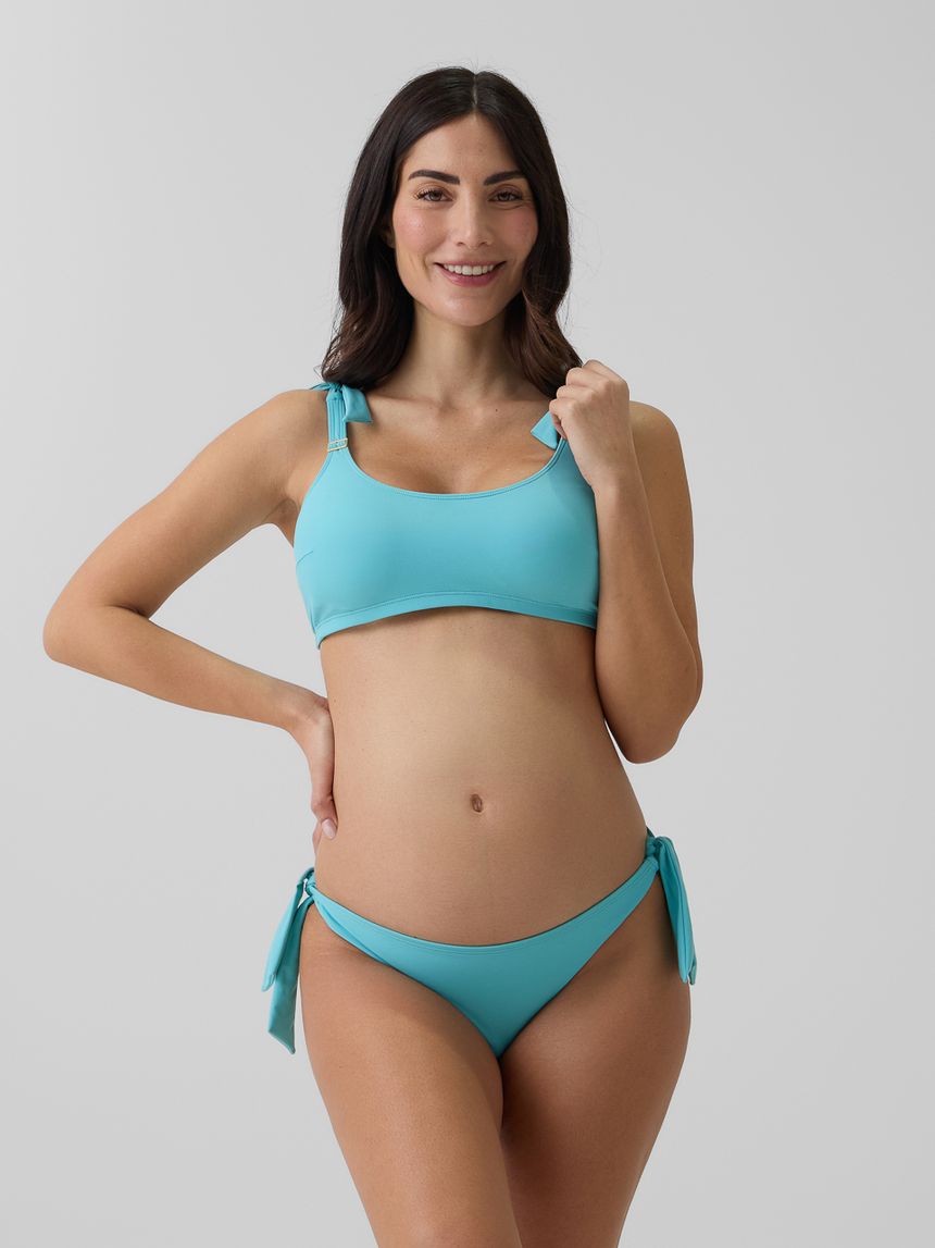 Reggiseno bikini premaman azzurro